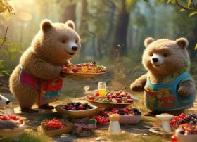 小熊请客故事内容短篇；小熊请客故事内容短篇50字