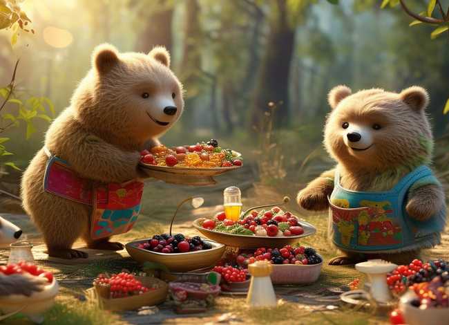 小熊请客故事内容短篇；小熊请客故事内容短篇50字