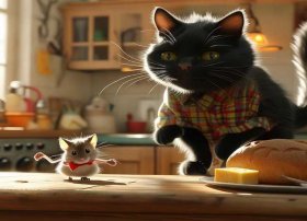 猫和老鼠儿童故事编写600字；猫和老鼠的故事作文600字