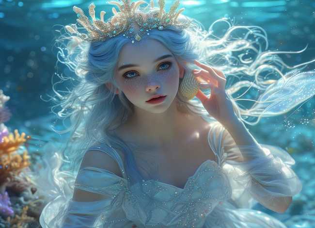 儿童故事美人鱼公主的故事；美人鱼的公主的故事