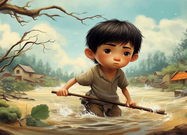 大禹治水儿童故事问题及答案；幼儿故事大禹治水