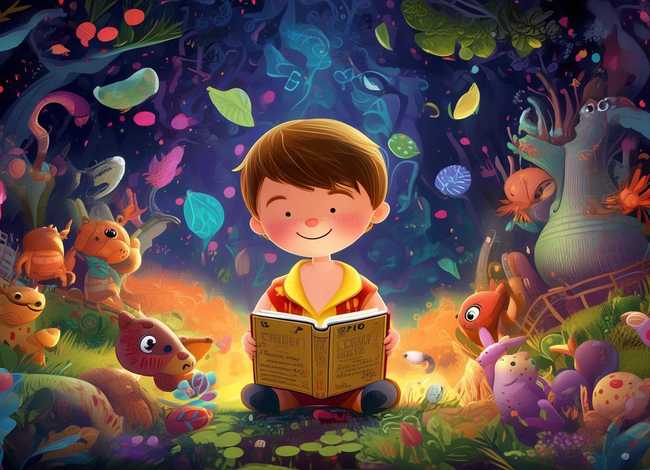 儿童故事纯图片素材 儿童故事图片带字