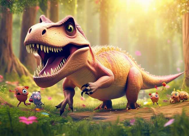 霸王龙故事 - 幸福的霸王龙故事