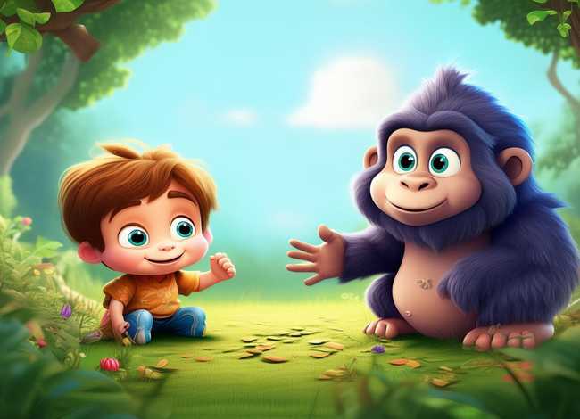 大猩猩的故事3-6岁儿童必读绘本；关于大猩猩的绘本故事