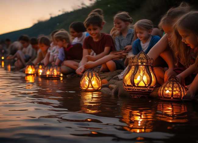 放河灯的日子儿童故事、放河灯的日子读后感是什么