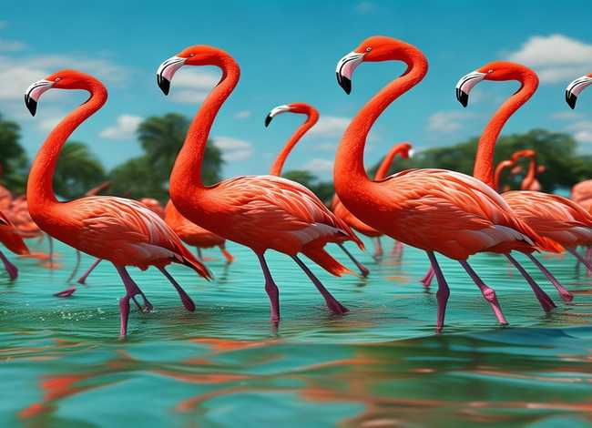 关于火烈鸟的儿歌，关于火烈鸟的儿歌歌词