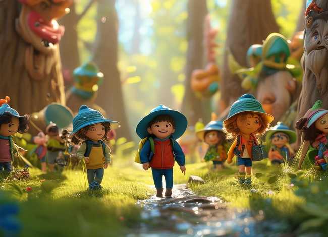 儿童探险故事 - 探险幼儿故事
