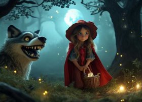 睡前小故事小红帽和大灰狼的故事 - 睡前小故事小红帽和大灰狼的故事改编版