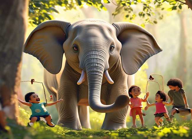 儿童故事大象鼻子（大象鼻子故事大全）