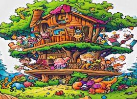 儿童故事连环画图片四幅，幼儿故事连环画图片6张