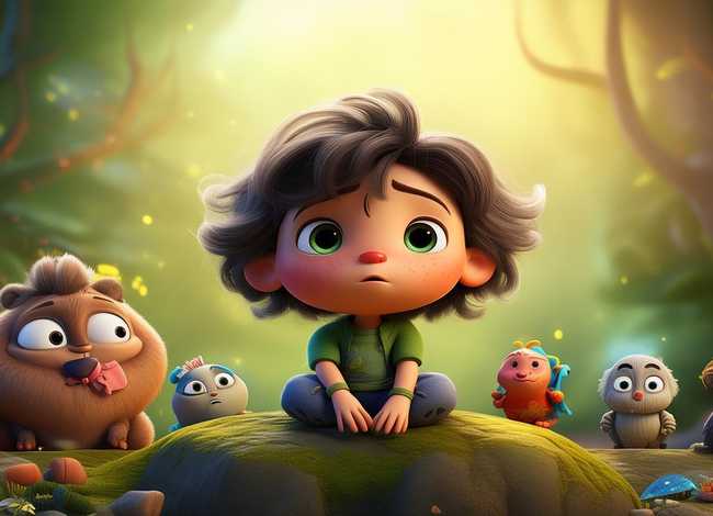 儿童动画可怜的故事、故事可怜的孩子 儿童动画可怜的故事、故事可怜的孩子