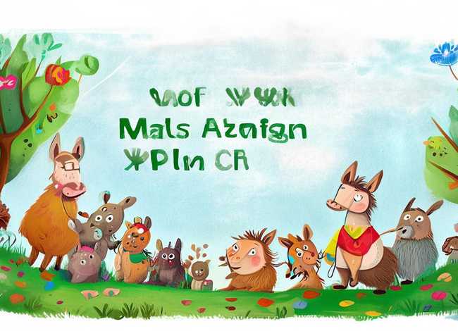 寓言故事儿童画作品，寓言故事的绘画作品