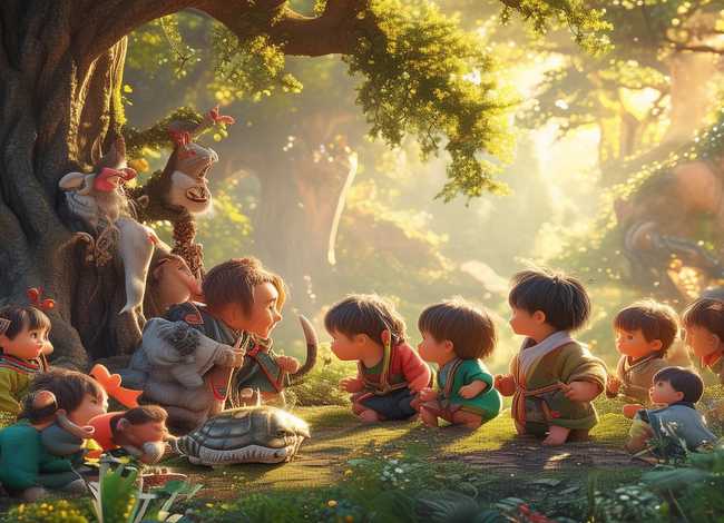 十二生肖的儿童故事结局 - 十二生肖的幼儿故事大全