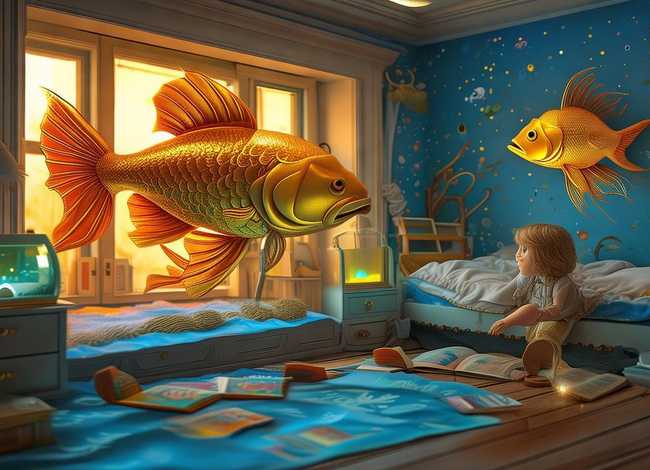 儿童睡前故事渔夫和金鱼、睡前故事在线听渔夫和金鱼的故事