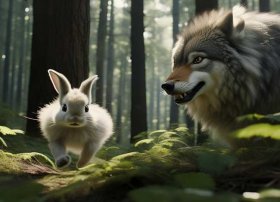 大灰狼和小兔子故事 大灰狼和小兔子故事内容