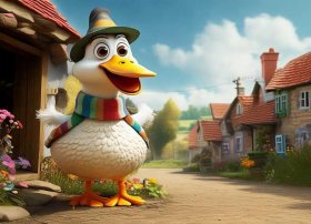 故事大比赛视频；故事比赛视频鹅大哥出门