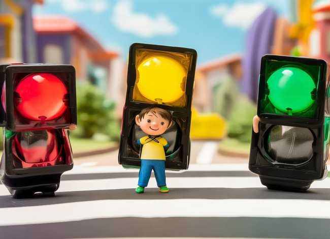 儿童红绿灯故事儿歌 - 红绿灯幼儿故事