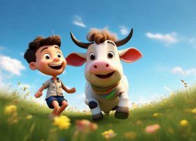 关于牛的少儿故事；关于牛的少儿故事简短