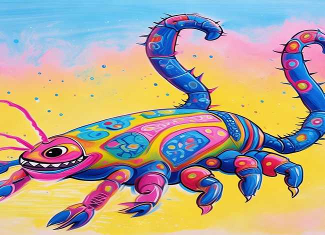 蝎子儿童画,蝎子儿童画图片大全 蝎子儿童画,蝎子儿童画图片大全