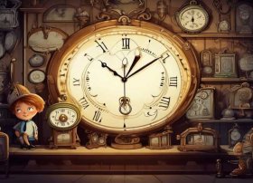 钟表有关的绘本故事；钟表有关的绘本故事图片