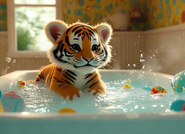 儿童故事洗澡的老虎(有关洗澡的幼儿故事) 儿童故事洗澡的老虎(有关洗澡的幼儿故事)
