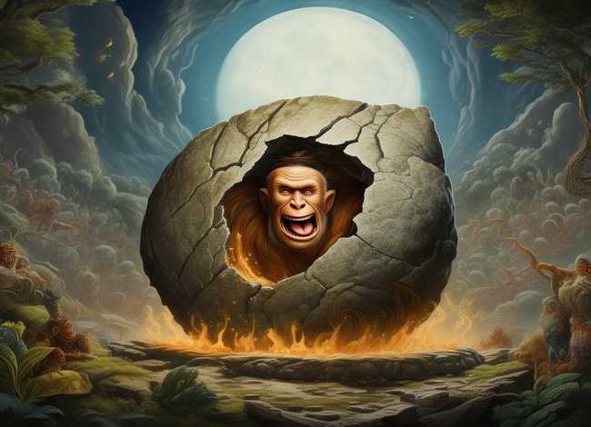 石猴出世故事情节连环画、石猴出世故事情节连环画图片