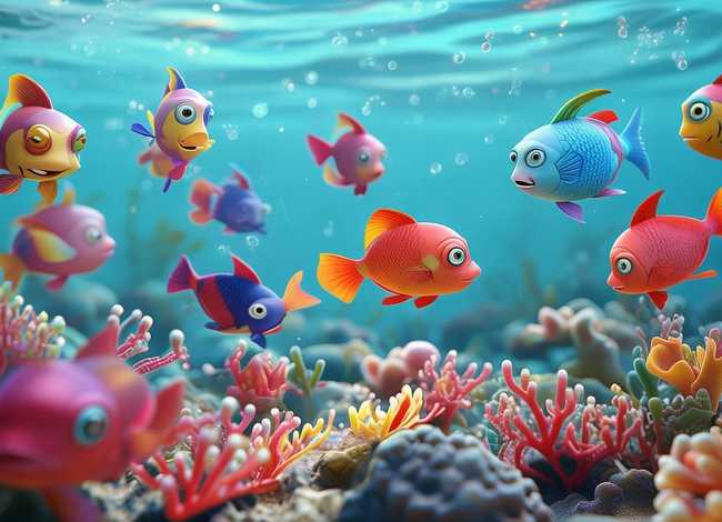 鱼故事儿童版、鱼儿小故事