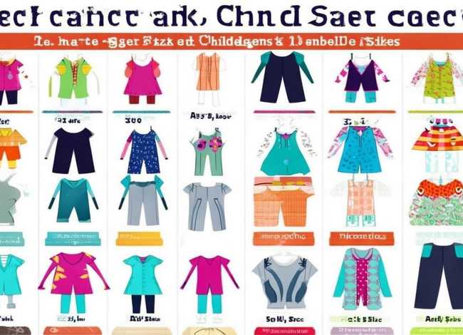 美国儿童衣服尺码对照表 美国儿童衣服尺码对照表图片