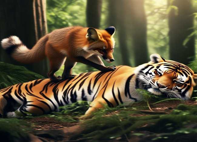 狐假虎威故事简单(狐假虎威故事简单说说20字) 狐假虎威故事简单(狐假虎威故事简单说说20字)