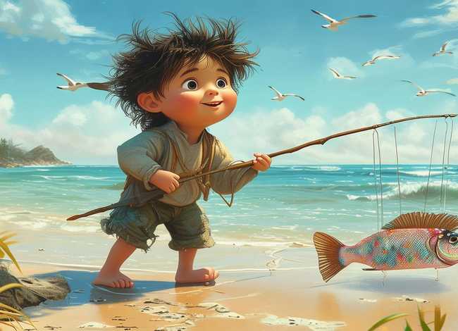 渔童儿童故事书 儿童电影渔童 渔童儿童故事书 儿童电影渔童