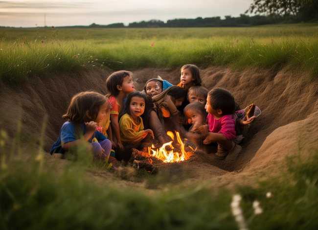 小土坑儿童故事完整版（小土坑故事图片）