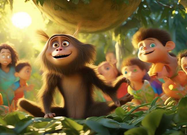 幼儿故事猴子吃西瓜（幼儿故事猴子吃西瓜图片）