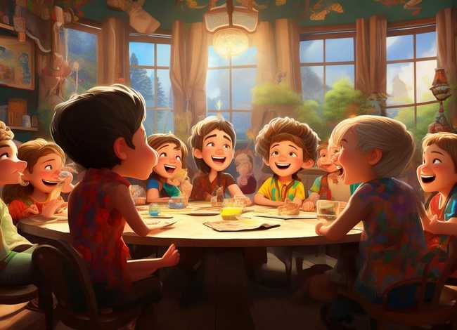 儿童故事有趣的大家庭 - 幼儿家庭有趣的故事