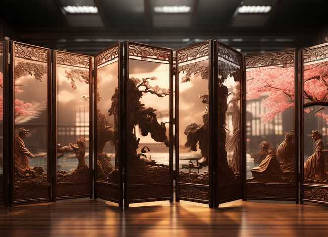 屏风背后的故事、屏风背后的故事的英文