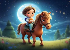 儿童睡前故事小青娃骑马，儿童故事睡前骑马