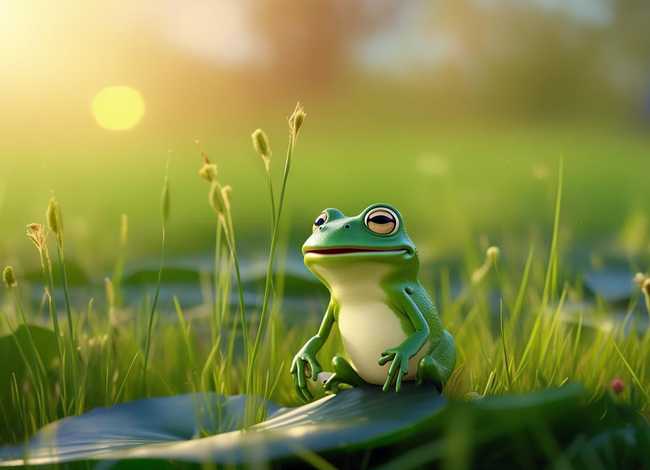 儿童故事小草和青蛙；青娃和小草的故事