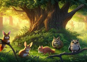 小动物的故事 大森林小动物的故事