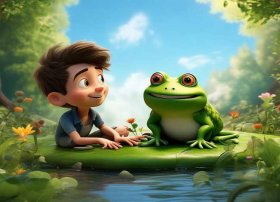 青蛙与男孩儿童故事（青蛙与男孩绘本故事内容）
