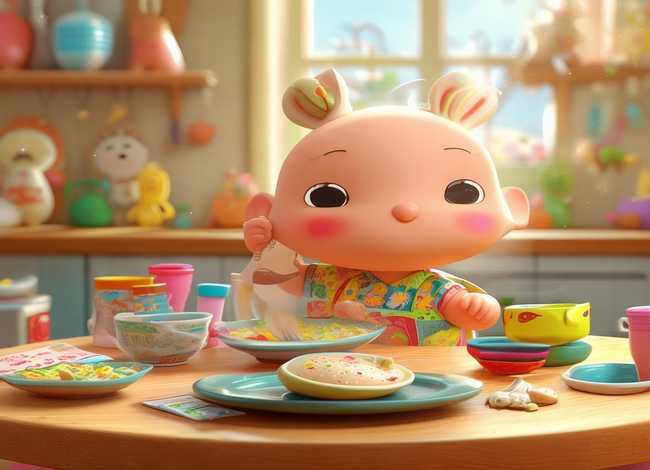 小宝宝吃饭的故事、小宝宝吃饭的故事大全