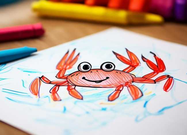 儿童螃蟹简笔画（儿童螃蟹简笔画步骤）
