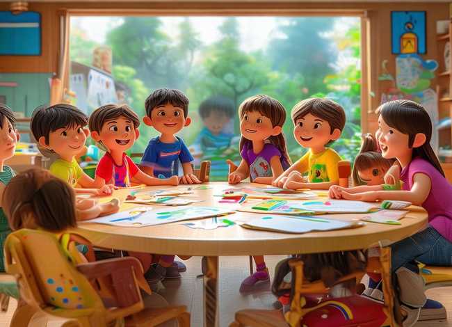 幼儿园故事绘画作品简单（幼儿园故事绘画作品 简单）