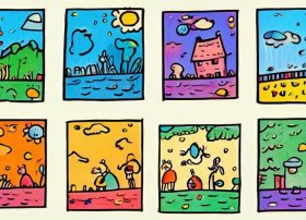 儿童小故事连环画4幅图片、小故事连环画4幅图片简笔画