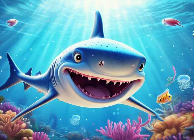 爱笑的鲨鱼故事绘本,爱笑的鲨鱼故事绘本图片 爱笑的鲨鱼故事绘本,爱笑的鲨鱼故事绘本图片
