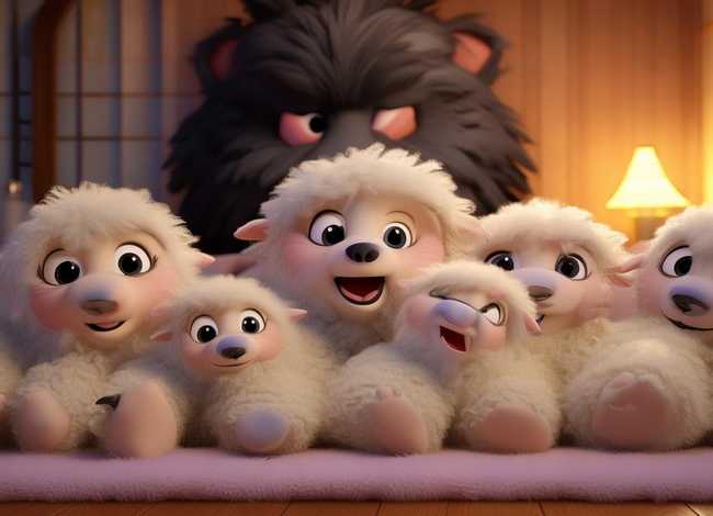 儿童故事大全大灰狼和七只小羊 - 大灰狼和七只小羊睡前故事大全在线听