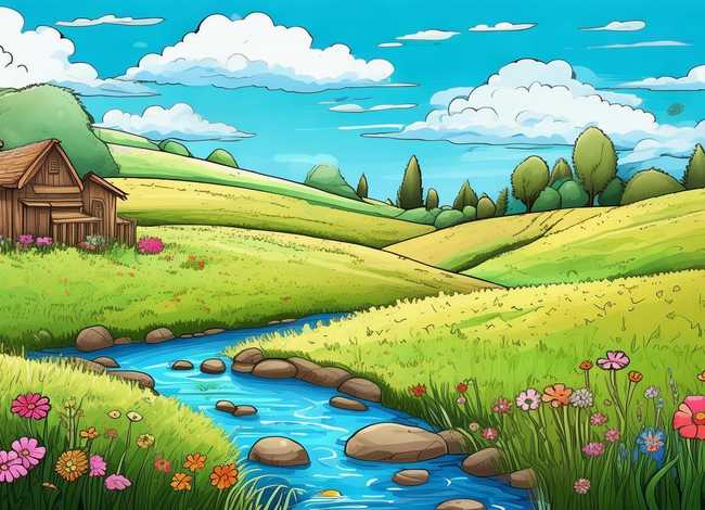 二年级儿童画简单又漂亮田园风光图片、二年级儿童画简单又漂亮田园风光图片大全 二年级儿童画简单又漂亮田园风光图片、二年级儿童画简单又漂亮田园风光图片大全