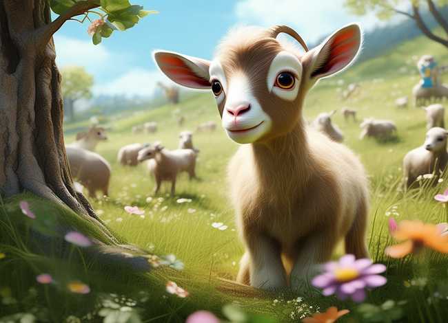 聪明的小山羊图画,聪明的小山羊图画大全 聪明的小山羊图画,聪明的小山羊图画大全
