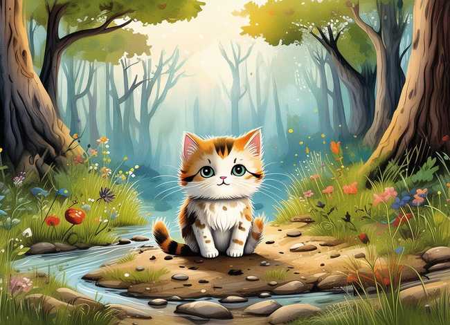 儿童绘本故事迷路的小花猫(幼儿故事迷路的小花猫) 儿童绘本故事迷路的小花猫(幼儿故事迷路的小花猫)