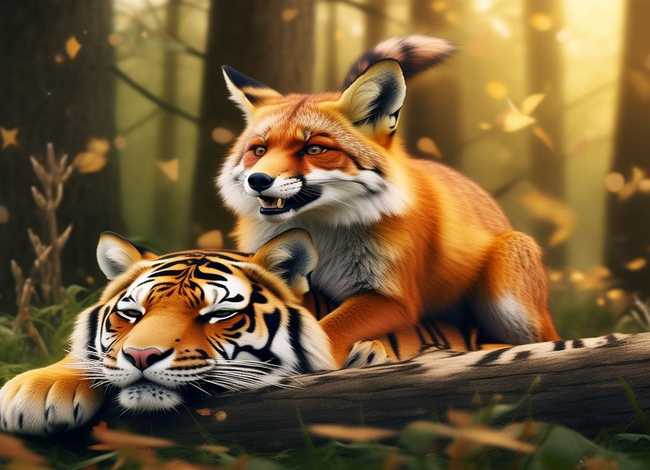 狐假虎威儿童故事 - 狐假虎威幼儿故事内容 狐假虎威儿童故事 - 狐假虎威幼儿故事内容