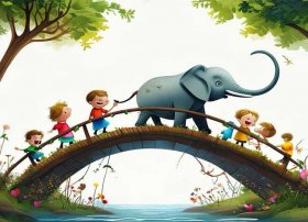 象鼻桥的儿童故事，象鼻桥儿童故事