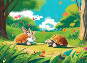 儿童简短小故事龟兔赛跑 龟兔赛跑简短小故事 幼儿
